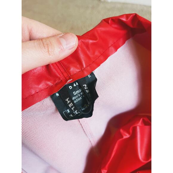 Helly Hansen Unisex Red Soft shell leather Pants Vintage 90s Utility Ski Retro S - Picture 7 of 9